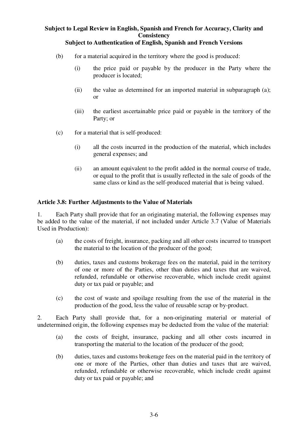 Chapter III Rules Of Origin And Origin Procedures Chapter