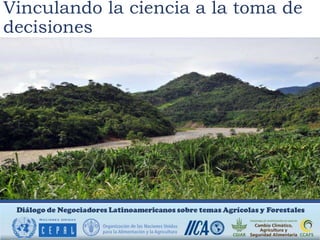 Acercando los Temas Agrícolas y Forestales con un Enfoque de Ordenamiento de Territorio