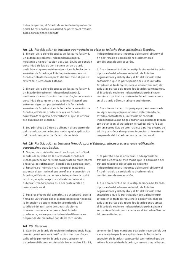 Convención de viena sobre la sucesión de estados en materia de tratad… Convención de viena sobre la sucesión de estados en materia de tratad…