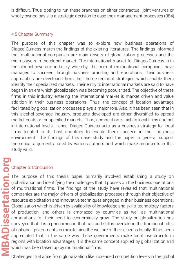 Mba dissertation format picture