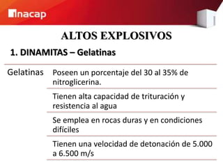 3. clasificación de los explosivos | PPTX