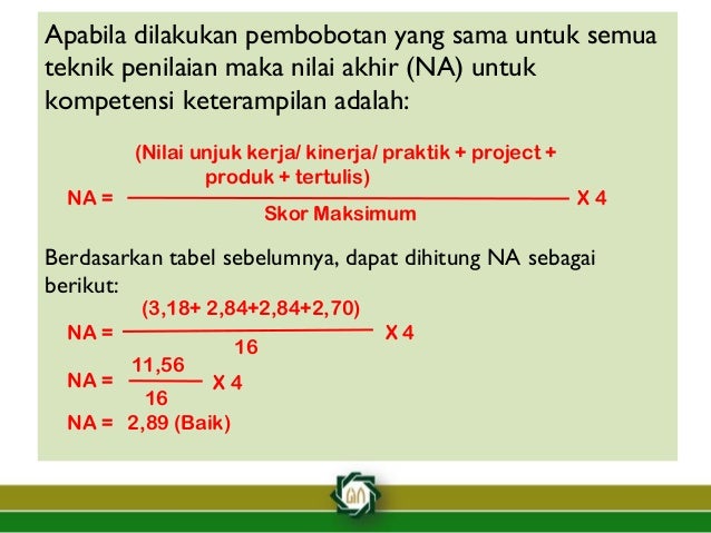 3. pengolahan nilai