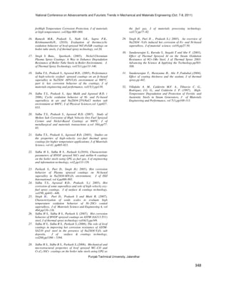 HOT CORROSION RESISTANCE OF ALLOY AND COMPOSITE COATINGS | PDF