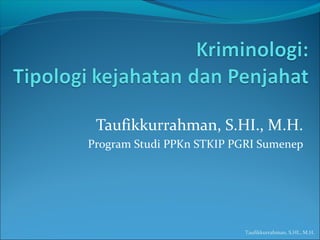 Taufikkurrahman, S.HI., M.H.
Program Studi PPKn STKIP PGRI Sumenep
Taufikkurrahman, S.HI., M.H.
 
