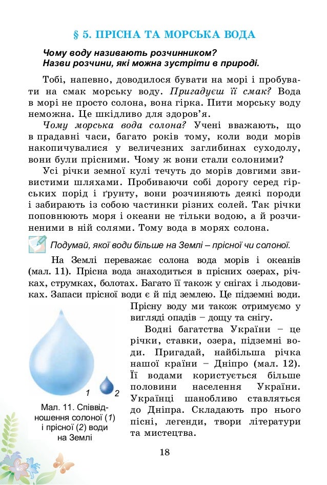 доповни схему прісна вода на землі