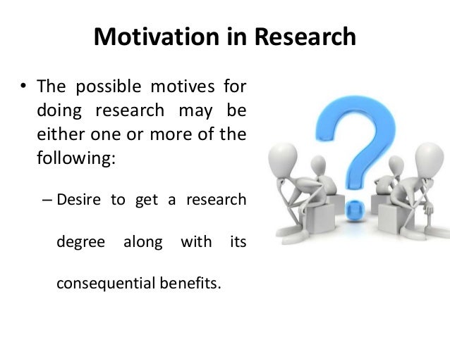motivate research topics
