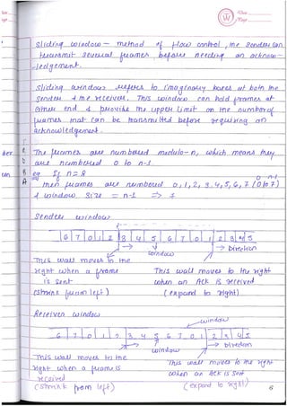 Computer Network Notes (Handwritten) UNIT 2