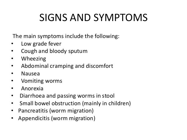 ascariasis roundworms