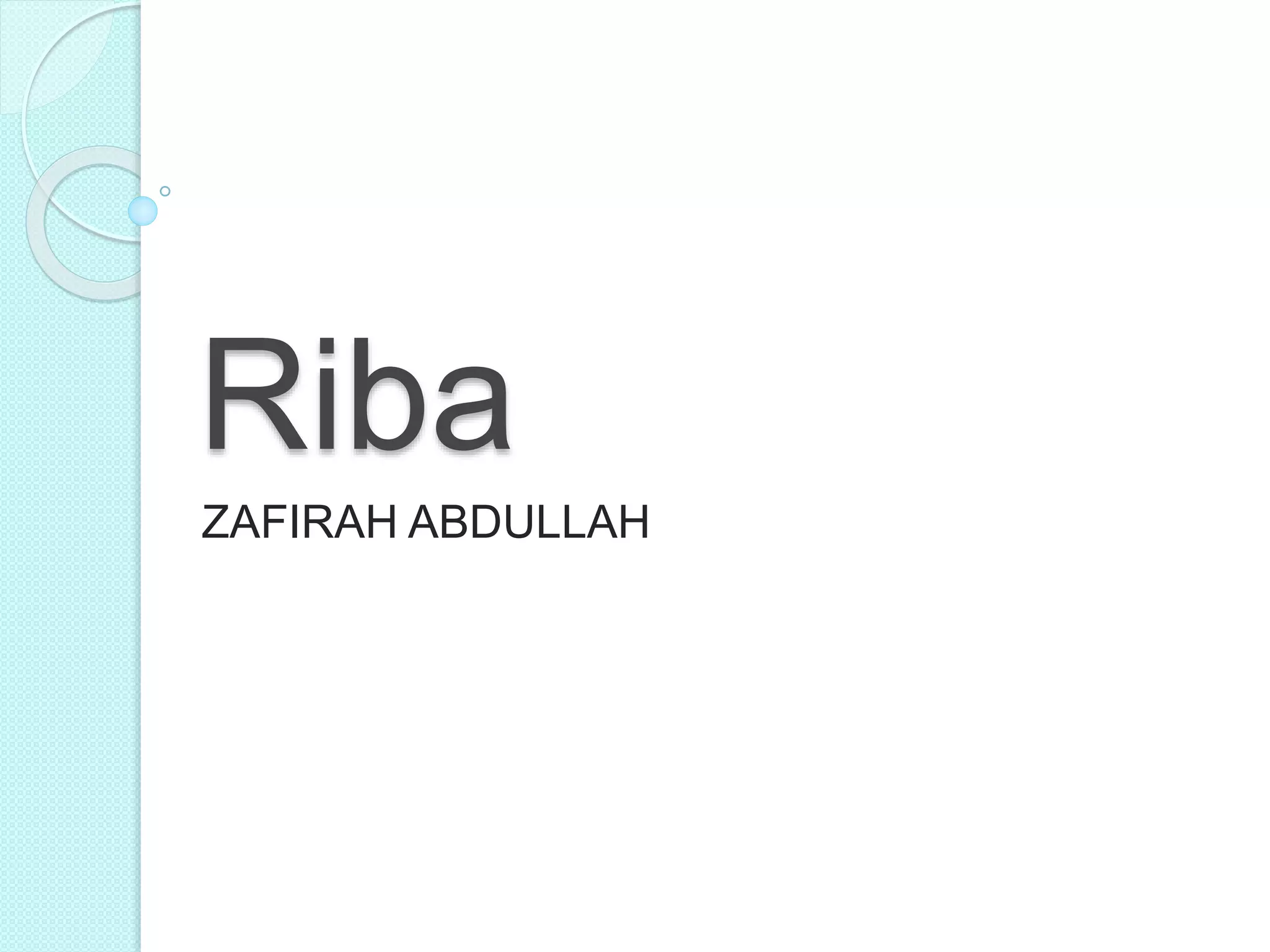 Riba | PPTX