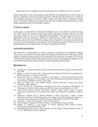 Software Testing Using Genetic Algorithms | PDF