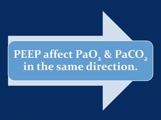 PEEP affect PaO2 & PaCO2
in the same direction.
June 1, 2016 35
 