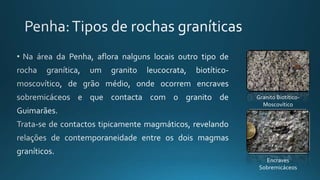 Granito Biotítico-
Moscovítico
Encraves
Sobremicáceos
 