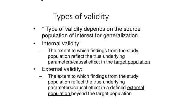 34 Types Of Validity