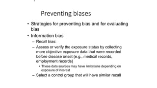 3.7 preventing biases | PPTX | Medical Health