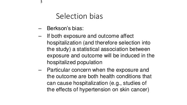 3.5.2 selection bias 3.5.2 selection bias
