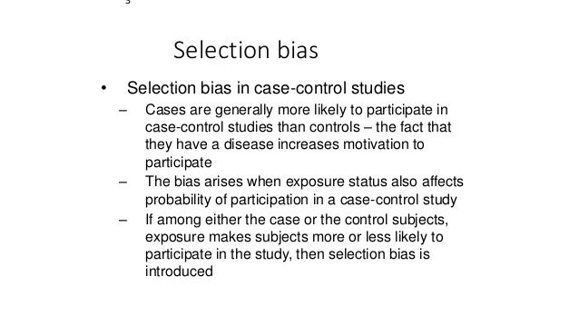 3.5.2 selection bias