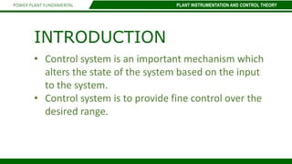 3.plant instrumentation and control theory | PPTX