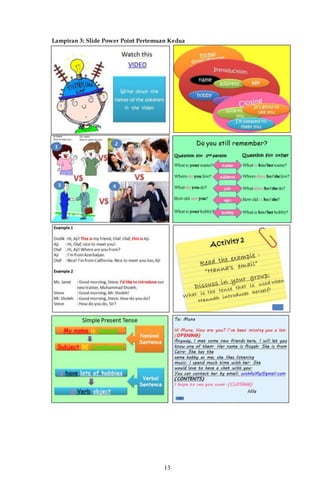13
Lampiran 3: Slide Power Point Pertemuan Kedua
 
