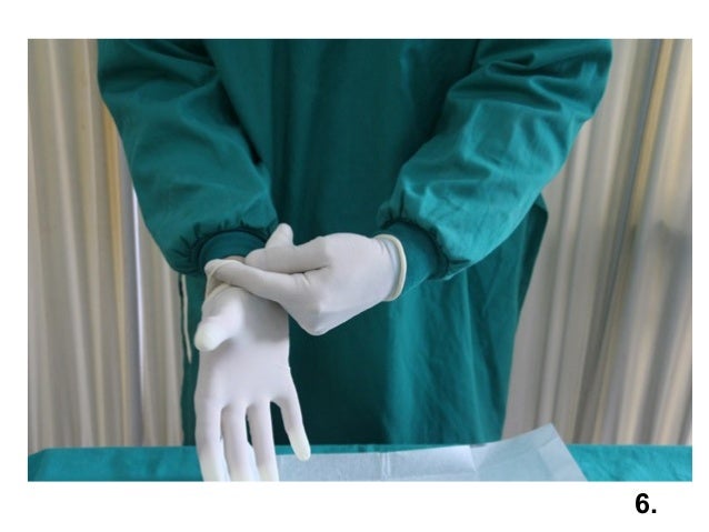 14. colocacion guantes esteriles