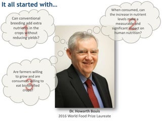 Role of Biofortification as Part of a More Diverse Diet in Africa: Progress, Challenges and Opportunities