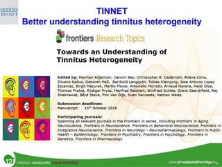TINNET
Better understanding tinnitus heterogeneity
 