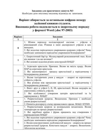 завдання для практичного заняття №3 | PDF