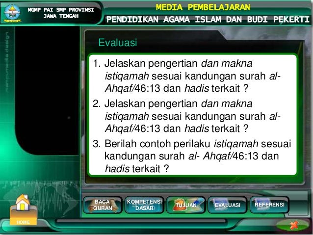 3. istiqamah