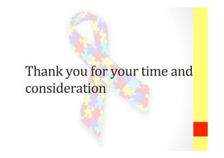 Thank	
 you	
 for	
 your	
 time	
 and	
 
consideration	
 
 