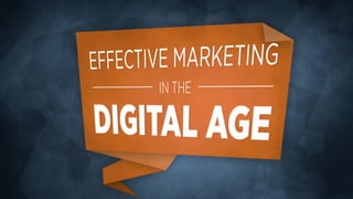 Effective Marketing in the Digital Age 