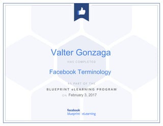 Facebook Terminology
February 3, 2017
Valter Gonzaga
 