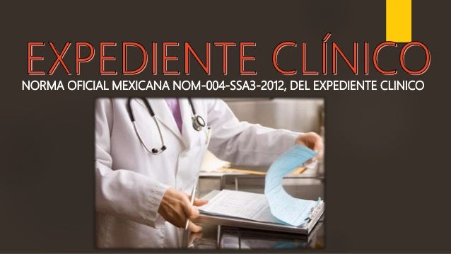 expediente clinico