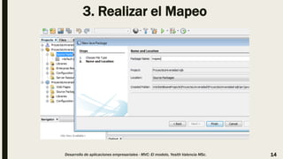 3. Realizar el Mapeo
Desarrollo de aplicaciones empresariales - MVC: El modelo, Yesith Valencia MSc. 14
 