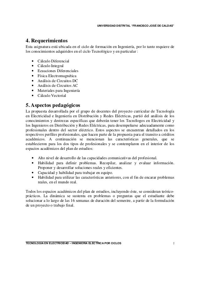 Syllabus De Campos Electromagneticos