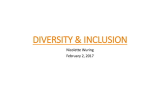 Session 3 It's all about the mix by Nicolette Wuring