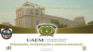 Victimización, revictimización y violencia estructural
22/02/2017
Dr. José Manuel Bezanilla
jjmbezanilla@peiac.org
1
 