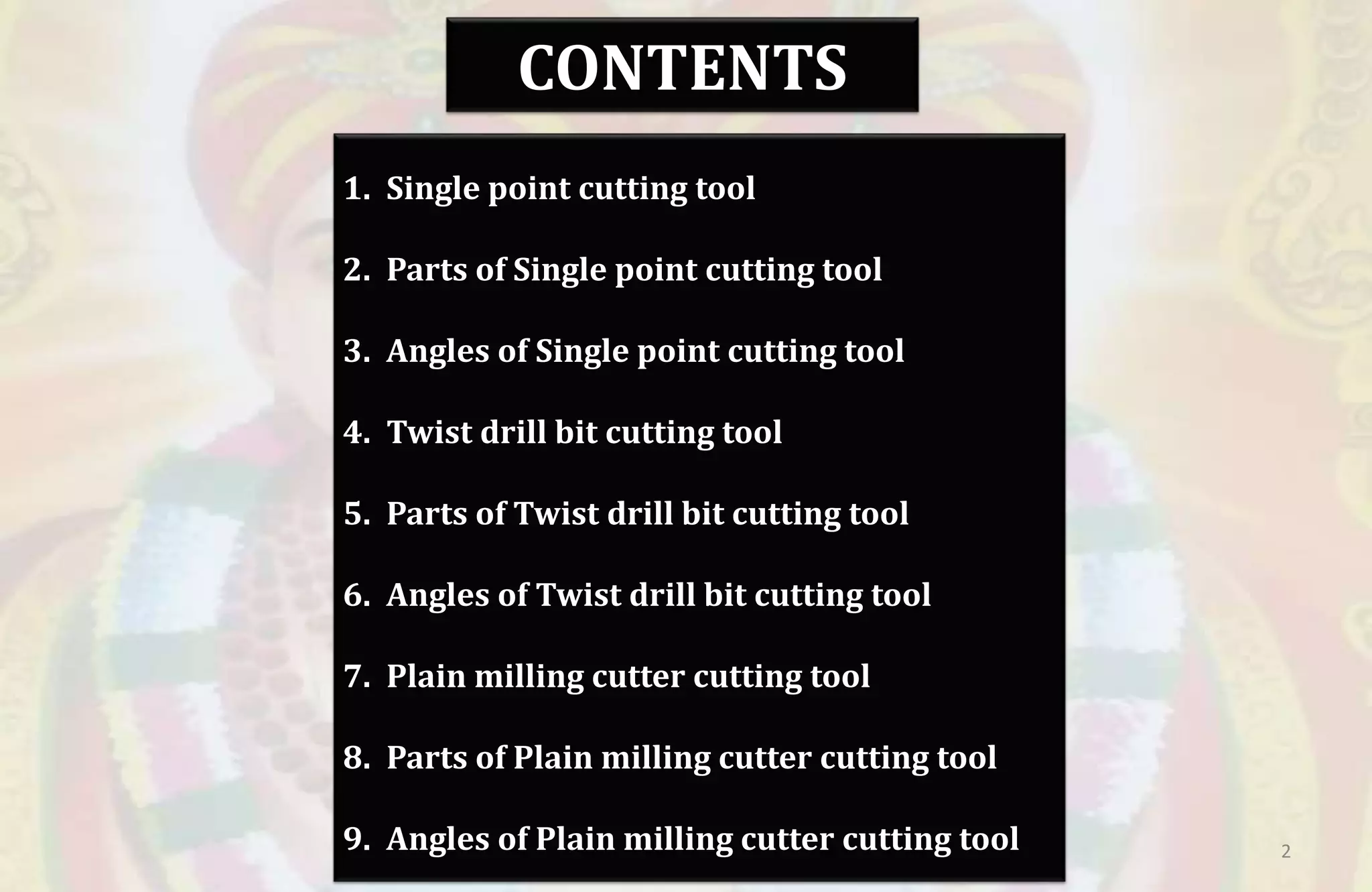 3.cutting tools nomenclature PPT