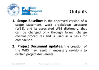 Project Scope Management | PDF