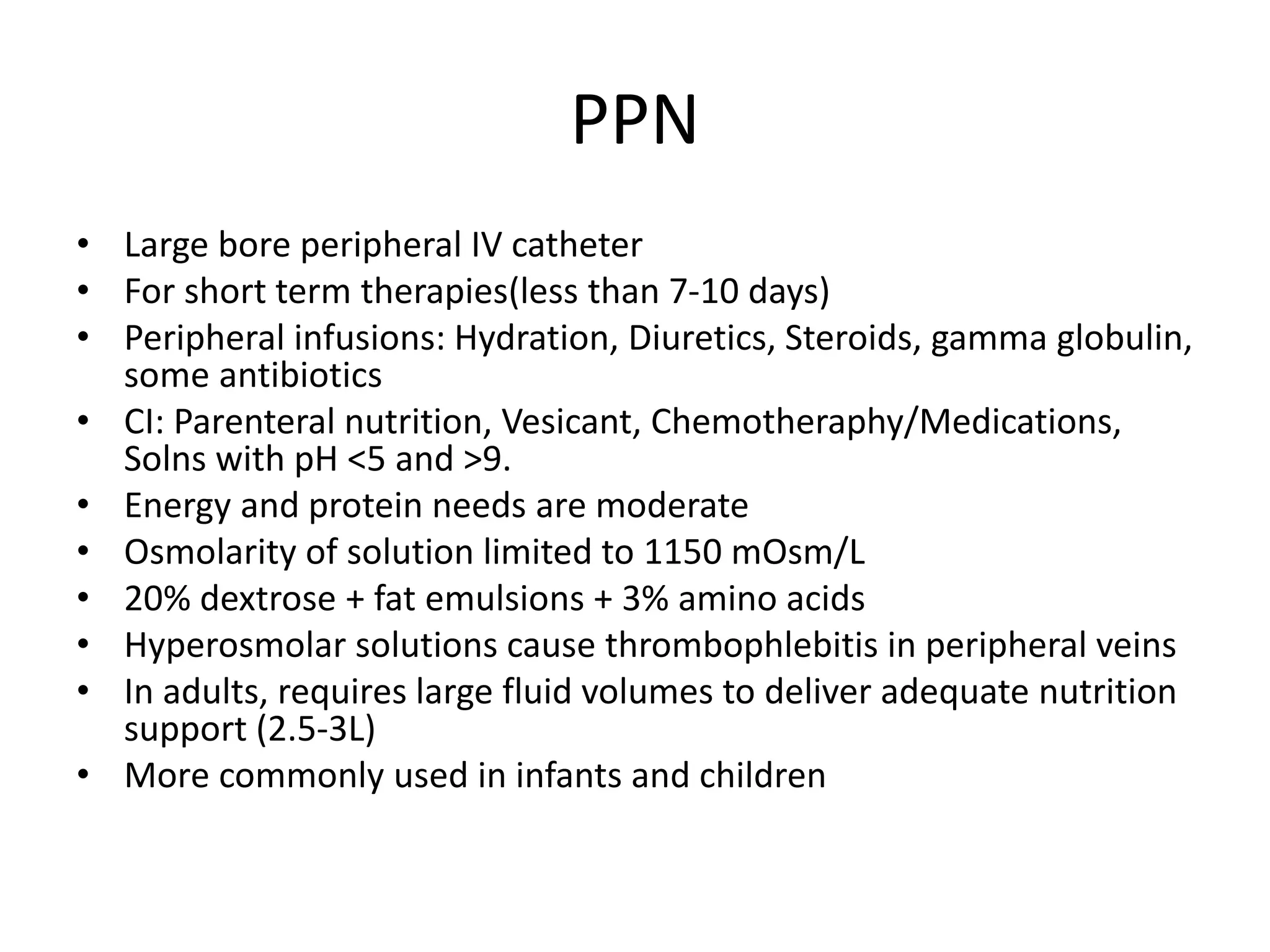 Parenteral Nutrition for the oral and maxillofacial surgery patient | PPTX
