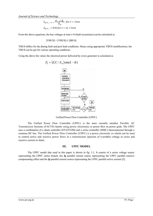 3.application of upfc in multi machine system for transient stability improvement