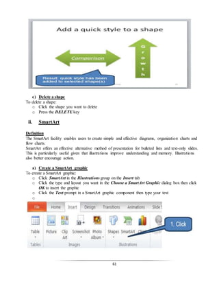 Step By Step Microsoft Power Point 2010 | DOCX