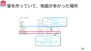 36
宴を作っていて、地雷が多かった場所
 