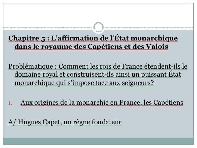 Capétiens et Valois