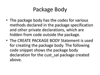 PL/SQL TRIGGERS | PDF