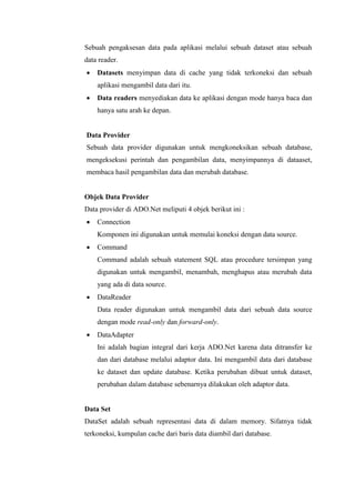 Cara Akses Database Menggunakan ADO.NET