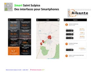 Mairie de Saint Sulpice la Forêt – Juillet 2017
Smart Saint Sulpice
Des interfaces pour Smartphones
 