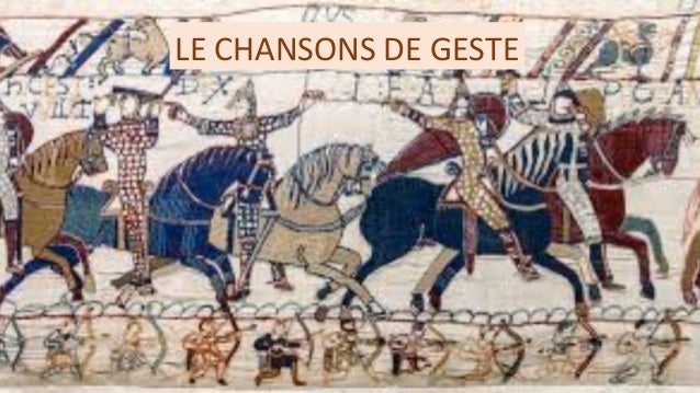 Risultati immagini per chanson de geste