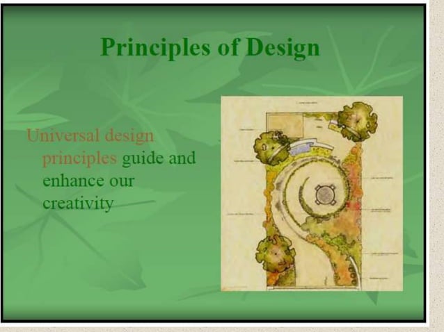 Principles of Landscape Design PPT