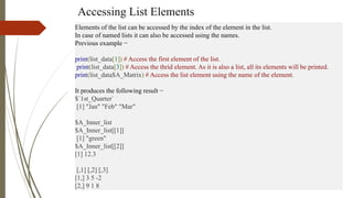 3. R- list and data frame | PPTX