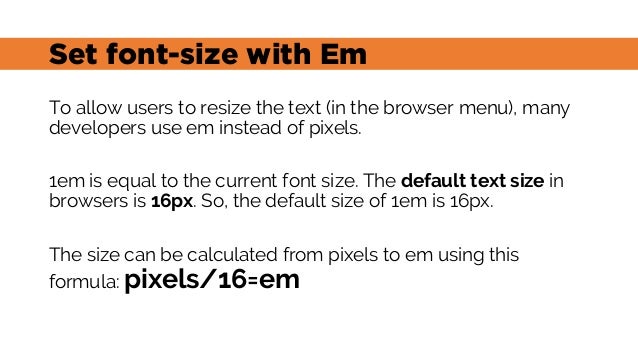 pemrograman web 3 css basic part 2 font size 1em