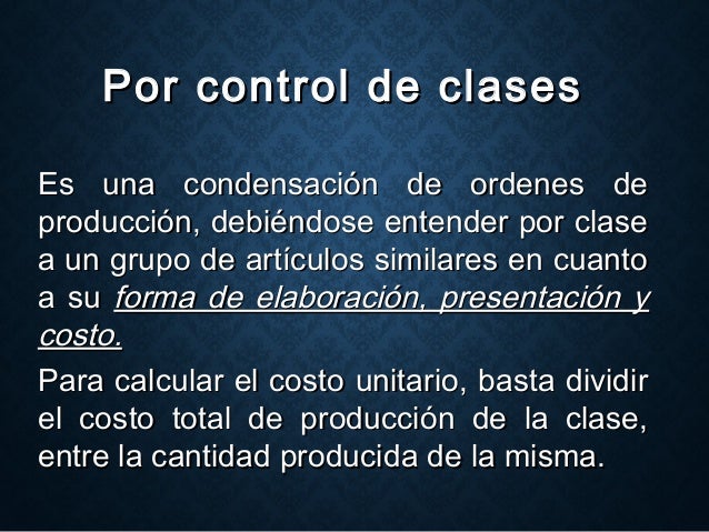 3.procedimientos y técnicas para el control de las